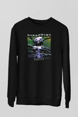 Hypocrispy Baskılı Unisex Siyah Sweatshirt