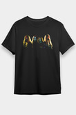 Hypocrispy Baskılı Unisex Siyah Tişört - Tshirt