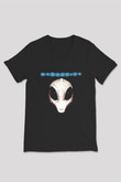 Hypocrispy Baskılı Unisex Siyah V Yaka Tişört - Tshirt
