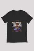 Hypocrispy Baskılı Unisex Siyah V Yaka Tişört - Tshirt