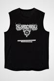 Hypocrisy Baskılı Unisex Siyah Kolsuz Tişört - Tshirt