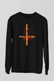 Hypocrisy Baskılı Unisex Siyah Sweatshirt