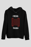 I Prevail Baskılı Unisex Siyah Kapüşonlu Sweatshirt