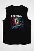I Prevail Baskılı Unisex Siyah Kolsuz Tişört - Tshirt