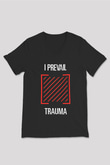 I Prevail Baskılı Unisex Siyah V Yaka Tişört - Tshirt