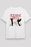 Ice Nine Kills Baskılı Unisex Beyaz Tişört - Tshirt