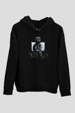 Ice Nine Kills Baskılı Unisex Siyah Kapüşonlu Sweatshirt