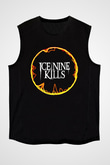 Ice Nine Kills Baskılı Unisex Siyah Kolsuz Tişört - Tshirt