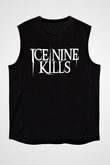 Ice Nine Kills Baskılı Unisex Siyah Kolsuz Tişört - Tshirt