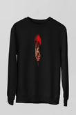 Ice Nine Kills Baskılı Unisex Siyah Sweatshirt