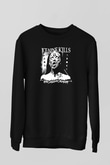 Ice Nine Kills Baskılı Unisex Siyah Sweatshirt
