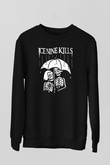 Ice Nine Kills Baskılı Unisex Siyah Sweatshirt