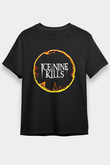 Ice Nine Kills Baskılı Unisex Siyah Tişört - Tshirt