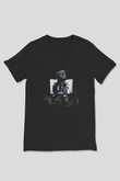 Ice Nine Kills Baskılı Unisex Siyah V Yaka Tişört - Tshirt