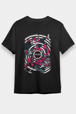 Idles Baskılı Unisex Siyah Tişört - Tshirt