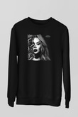 Iggy Azalea Siyah Unisex Sweatshirt