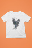 İkarus Baskılı Beyaz Unisex Beyaz Çocuk Tişört - Tshirt