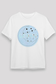 İkizler Burcu Unisex Baskılı Beyaz Tişört - Tshirt
