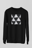Illüzyon Siyah Unisex Sweatshirt