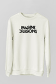 Imagine Dragons Beyaz Unisex Sweatshirt