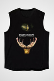 Imagine Dragons Siyah Unisex Kolsuz Tişört