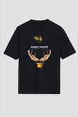 Imagine Dragons Siyah Unisex Oversize Tişört T-Shirt