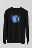 Immolation Baskılı Unisex Siyah Sweatshirt