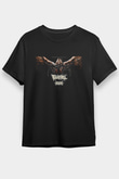 Immolation Baskılı Unisex Siyah Tişört - Tshirt