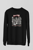 Impetigo Baskılı Unisex Siyah Sweatshirt