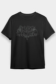 Impetigo Baskılı Unisex Siyah Tişört - Tshirt