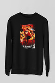 Incredibles (The) Siyah Unisex Sweatshirt