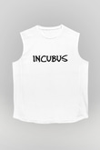 Incubus Beyaz Unisex Kolsuz Tişört