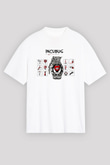 Incubus Beyaz Unisex Oversize Tişört T-Shirt