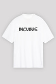 Incubus Beyaz Unisex Oversize Tişört T-Shirt