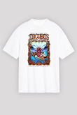 Incubus Beyaz Unisex Oversize Tişört T-Shirt