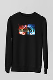 Infamous Siyah Unisex Sweatshirt