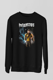 Infamous Siyah Unisex Sweatshirt