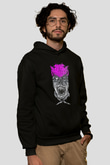 İnfant Annihilator Baskılı Unisex Siyah Kapüşonlu Sweatshirt