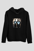 Infected Mushroom Baskılı Unisex Siyah Hoodie
