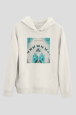 Infected Mushroom Beyaz Unisex Kapşonlu Sweatshirt