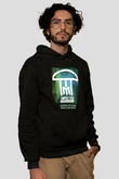 Infected Mushroom Siyah Unisex Hoodie
