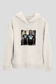 Infected MushroomBaskılı Beyaz Hoodie