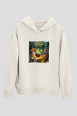 Infected MushroomBaskılı Beyaz Hoodie