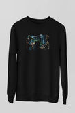 Injustice 2 Siyah Unisex Sweatshirt