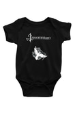Insomnium Baskılı Unisex Siyah Bebek Body - Zıbın