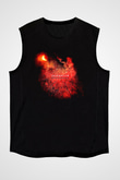 Insomnium Baskılı Unisex Siyah Kolsuz Tişört - Tshirt