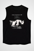 Insomnium Baskılı Unisex Siyah Kolsuz Tişört - Tshirt