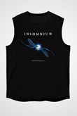 Insomnium Baskılı Unisex Siyah Kolsuz Tişört - Tshirt