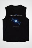 Insomnium Baskılı Unisex Siyah Kolsuz Tişört - Tshirt