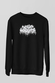 Insomnium Baskılı Unisex Siyah Sweatshirt